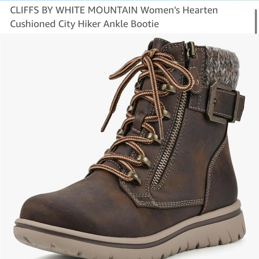 Cliffs by White Mountain Women's Brown Ankle Bootie NWOT
